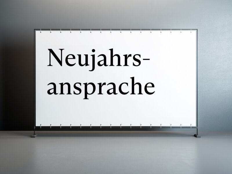 Neujahrsansprache