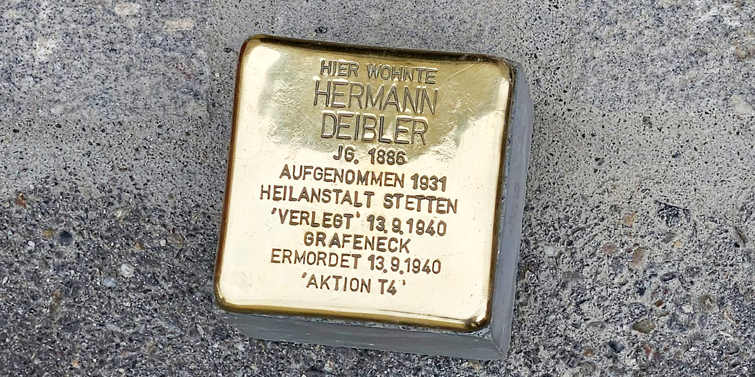 Stolperstein Hermann Deibler
